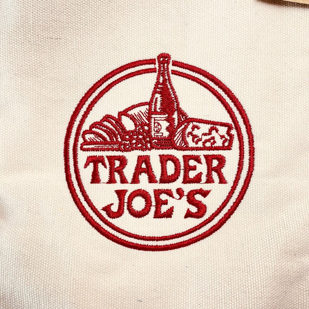 Trader Joe's Set Of 2 -Reusable Cavas Tote Bag In… - image 3